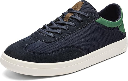 OLUKAI Punini Men's Everyday Sneaker, Classic Lace-Up Design & Countoured Footbed, Comfort Fit & Wet Grip Rubber Soles, Durable & Supportive